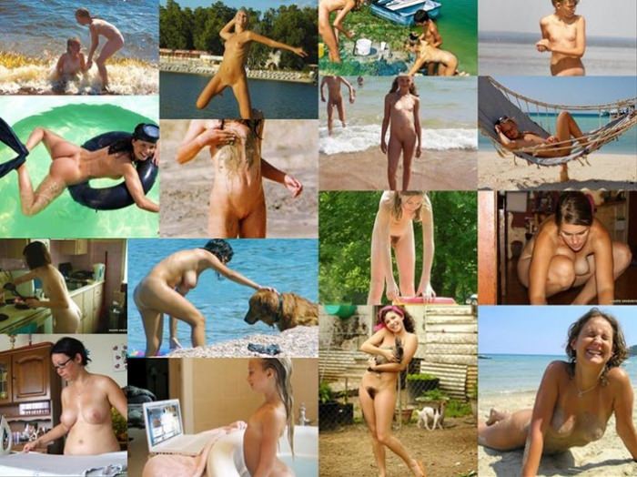 3 family nudism gallery photo # 8: Funny Moments Of Nudists Life-2, Nudists Housewives-2 And Young Nudists [ヌーディズムについて学ぶ]